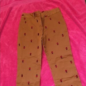 Lilly Pulitzer Ladybug pants, size 6